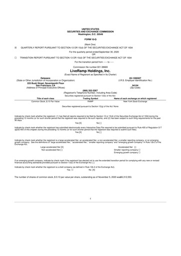 Thumbnail LiveRamp 10-Q Quarterly Report FY2021 