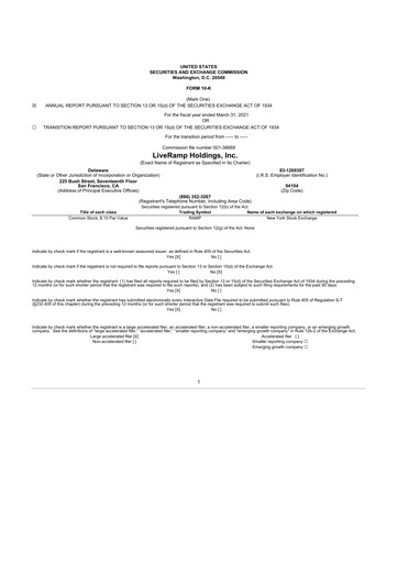 Thumbnail LiveRamp 10-K Annual Report 2021