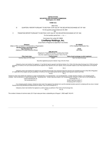 Thumbnail LiveRamp 10-Q Quarterly Report FY2023 