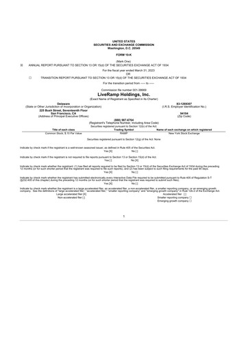 Thumbnail LiveRamp 10-K Annual Report 2023