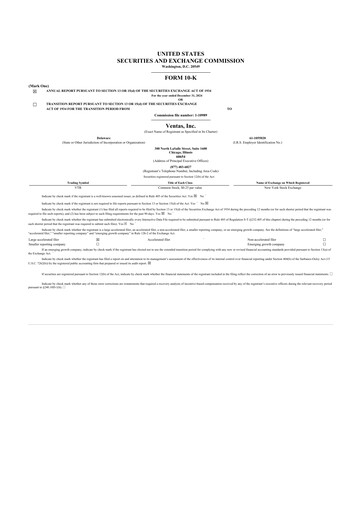 Thumbnail Ventas 10-K Annual Report 2024