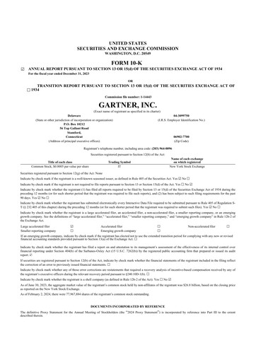 Thumbnail Gartner 10-K Annual Report 2023