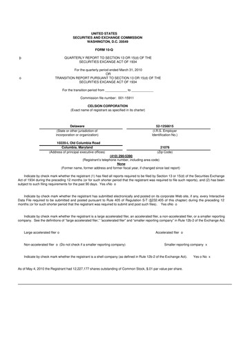 Vorschaubild Imunon 10-Q Quartalsbericht  