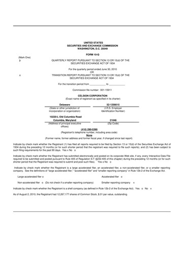 Vorschaubild Imunon 10-Q Quartalsbericht  