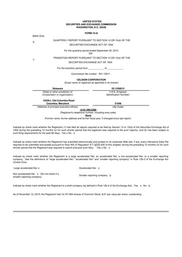 Vorschaubild Imunon 10-Q Quartalsbericht  