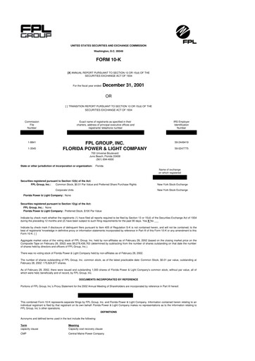 Thumbnail Nextera Energy 10-K Annual Report 