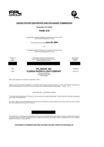 Miniature Nextera Energy 10-Q Rapport trimestriel  