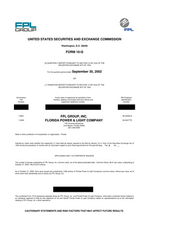 Miniature Nextera Energy 10-Q Rapport trimestriel  