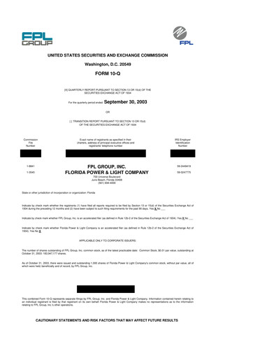 Miniature Nextera Energy 10-Q Rapport trimestriel  
