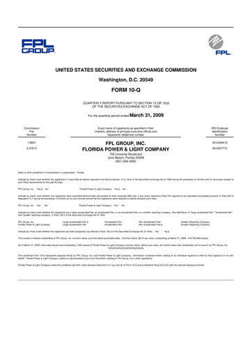Vorschaubild Nextera Energy 10-Q Quartalsbericht  