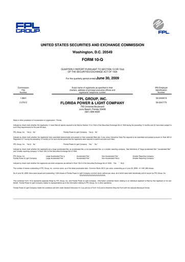 Vorschaubild Nextera Energy 10-Q Quartalsbericht  