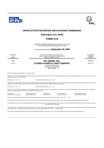 Vorschaubild Nextera Energy 10-Q Quartalsbericht  
