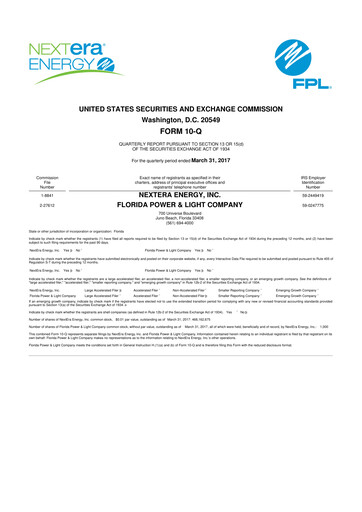 Vorschaubild Nextera Energy 10-Q Quartalsbericht 2017 
