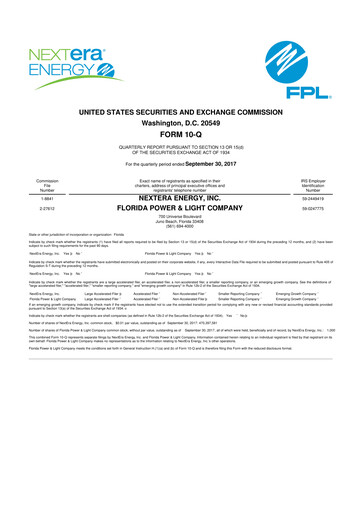 Vorschaubild Nextera Energy 10-Q Quartalsbericht 2017 