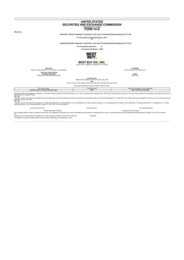 Thumbnail Best Buy 10-Q Quarterly Report FY2020 