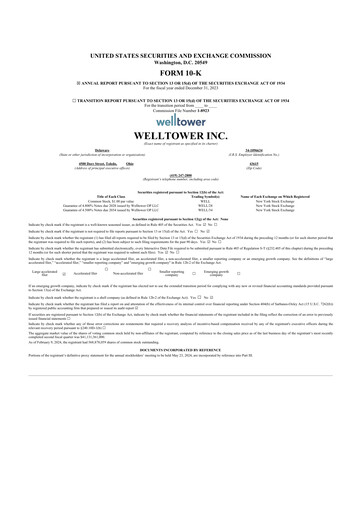 Thumbnail Welltower
 10-K Annual Report 2023