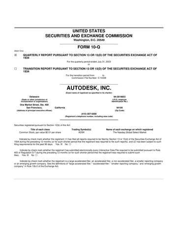 Thumbnail Autodesk 10-Q Quarterly Report FY2024 