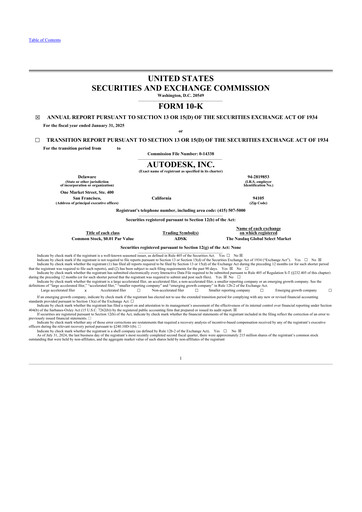 Thumbnail Autodesk 10-K Annual Report 2025