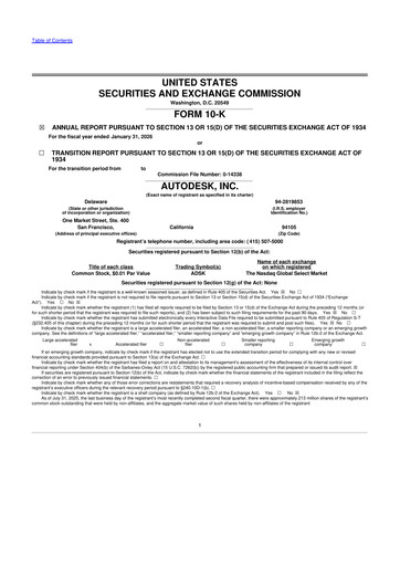 Thumbnail Autodesk 10-K Annual Report 2026