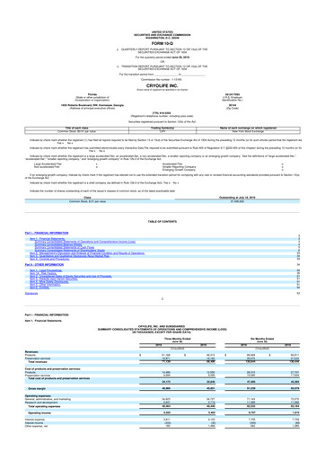 Thumbnail Artivion 10-Q Quarterly Report FY 