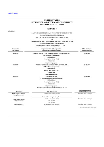 Thumbnail PSEG 10-K Annual Report 