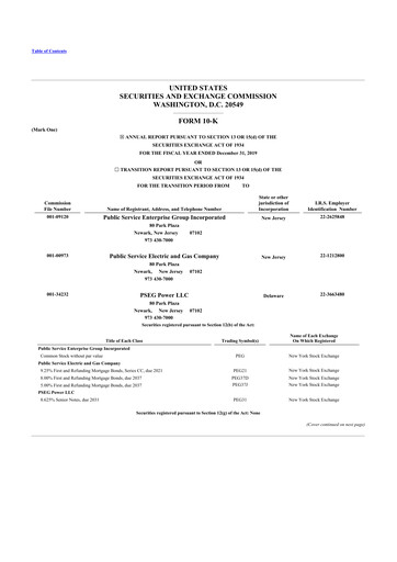 Thumbnail PSEG 10-K Annual Report 