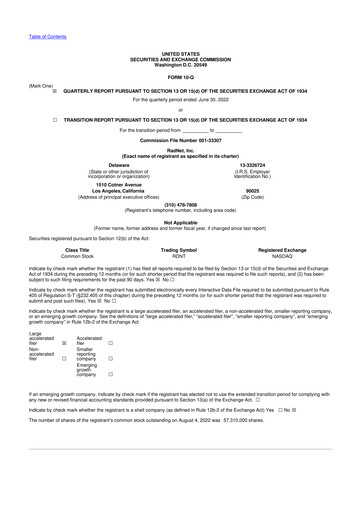 Thumbnail RadNet 10-Q Quarterly Report FY2022 