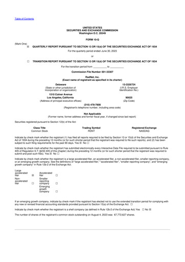Thumbnail RadNet 10-Q Quarterly Report FY2023 