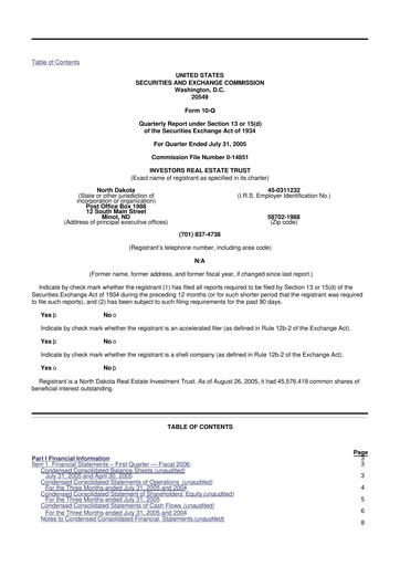 Thumbnail Centerspace 10-Q Quarterly Report FY 