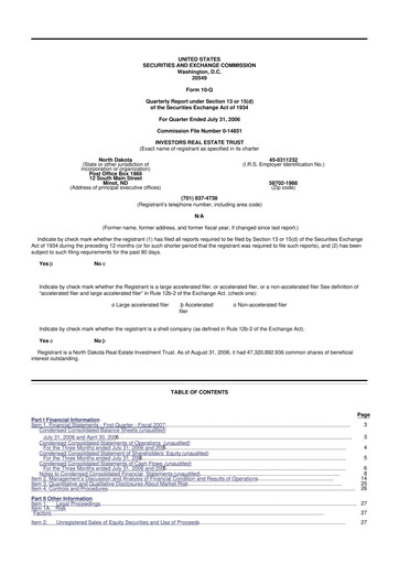 Thumbnail Centerspace 10-Q Quarterly Report FY 