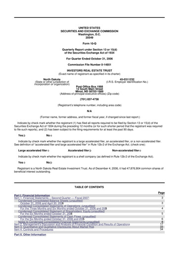 Thumbnail Centerspace 10-Q Quarterly Report FY 
