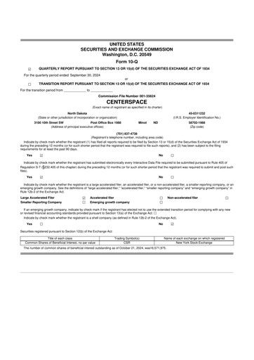 Thumbnail Centerspace 10-Q Quarterly Report FY2024 