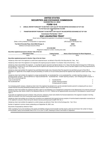 Thumbnail Equity Commonwealth 10-K Annual Report 2025