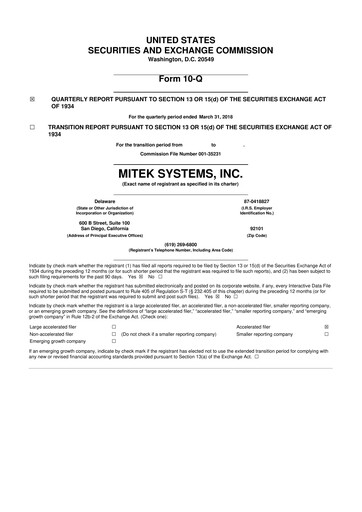 Thumbnail Mitek Systems
 10-Q Quarterly Report FY2018 