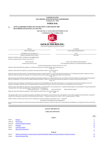 Thumbnail Jack in the Box
 10-K Annual Report 2013