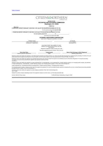 Miniature Citizens & Northern Corp 10-Q Rapport trimestriel 2022 