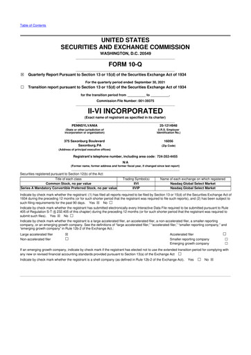 Thumbnail Coherent Corp. 10-Q Quarterly Report FY2022 