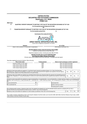 Thumbnail Array Digital Infrastructure 10-Q Quarterly Report FY2025 