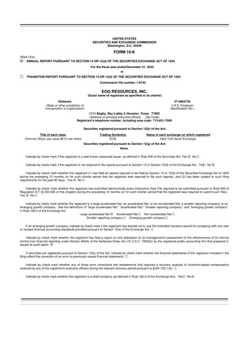 Thumbnail EOG Resources 10-K Annual Report 2025