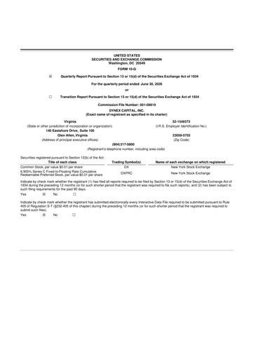 Thumbnail Dynex Capital 10-Q Quarterly Report FY2026 