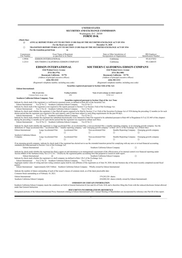 Thumbnail Edison International
 10-K Annual Report 