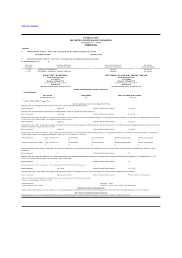 Thumbnail Edison International
 10-K Annual Report 