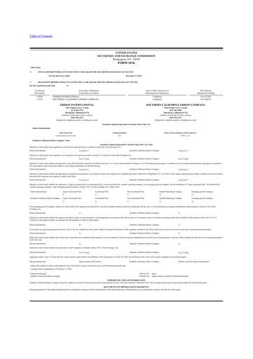 Thumbnail Edison International
 10-K Annual Report 