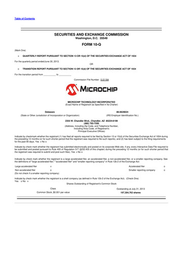 Vorschaubild Microchip Technology 10-Q Quartalsbericht 2014 