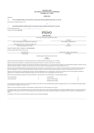 Thumbnail Inuvo 10-K Annual Report 2017