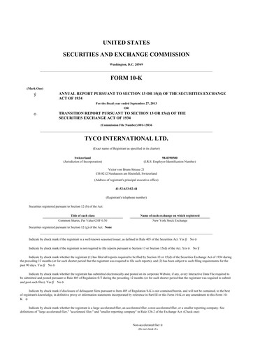 Thumbnail Johnson Controls
 10-K Annual Report 2013