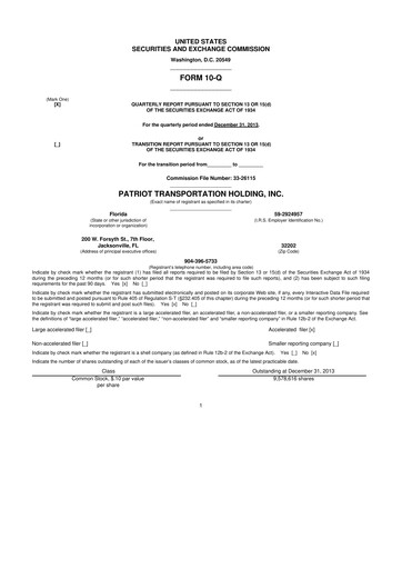 Thumbnail FRP Holdings
 10-Q Quarterly Report FY2014 