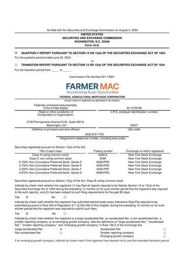 Thumbnail Federal Agricultural Mortgage Corporation 10-Q Quarterly Report FY2024 