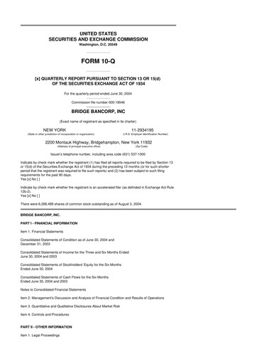 Vorschaubild Dime Community Bancshares 10-Q Quartalsbericht  