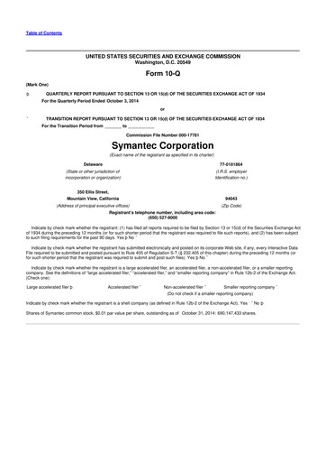 Thumbnail Gen Digital 10-Q Quarterly Report FY2015 